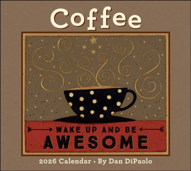 Book cover of: Coffee 2026 Deluxe Wall Calendar