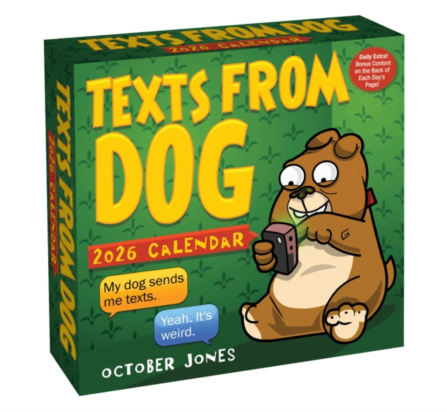 Book cover of: Texts from Dog 2026 Day-to-Day Calendar