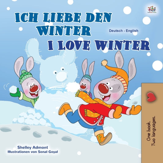 Book cover of: I Love Winter (German English Bilingual Book for Kids)