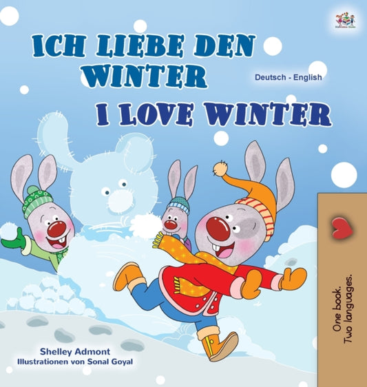 Book cover of: I Love Winter (German English Bilingual Book for Kids). By: Shelley Admont