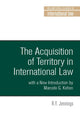 Book cover of: Acquisition of Territory in International Law. By: R. Y. Jennings