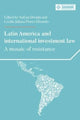 Book cover of: Latin America and International Investment Law. By: Sufyan Droubi