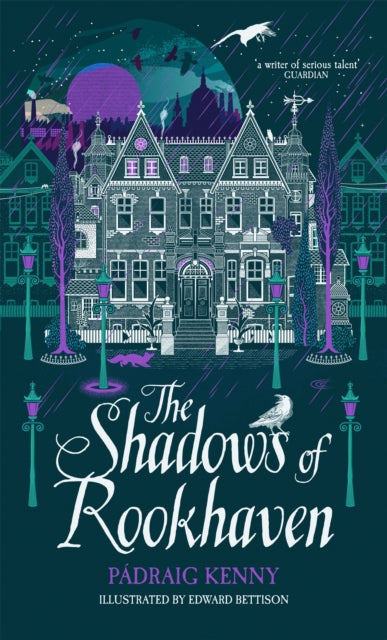 Book cover of: Shadows of Rookhaven. By: Pádraig Kenny