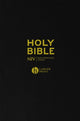 Book cover of: NIV Larger Print Black Leather Bible. By: New International Version