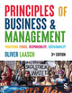 Book cover of: Principles of Business & Management. By: Oliver Laasch