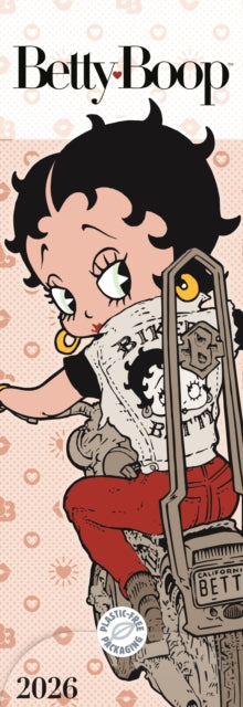 Book cover of: Betty Boop Slim Calendar 2026