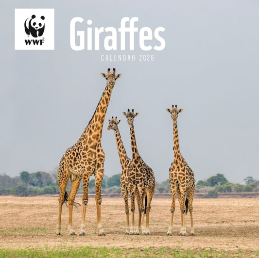 Book cover of: Wwf Giraffes Square Wall Calendar 2026