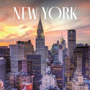 New York Square Wall Calendar 2026
