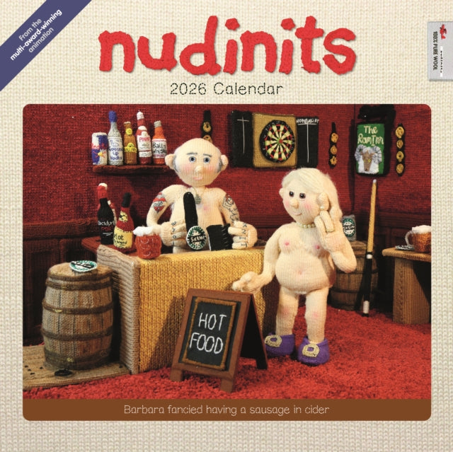 Nudinits Square Wall Calendar 2026 9781529838978 