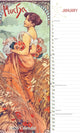 Book cover of: Mucha Deluxe Wall Sunday Start Calendar