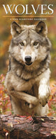 Book cover of: Wolves Deluxe Slim Sunday Start Calendar