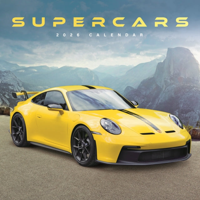 Book cover of: Supercars Square Wall Calendar 2026