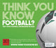 Book cover of: Think You Know Football Box Calendar 202