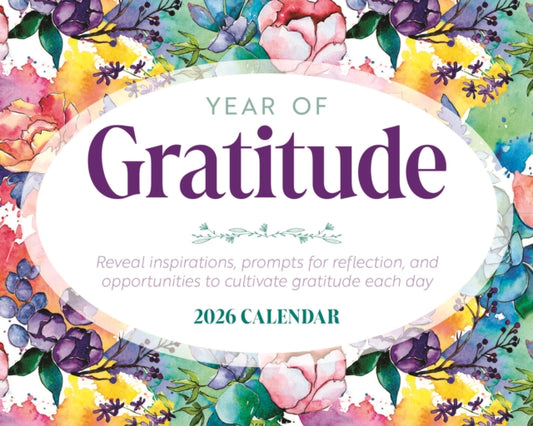 Book cover of: Gratitude Year Of Box Calendar 2026
