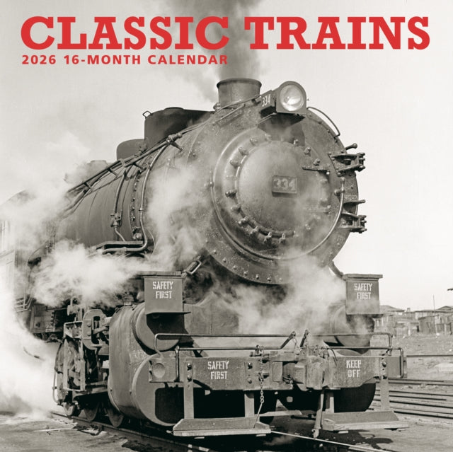 Book cover of: Trains Square Wall Sunday Start Calendar