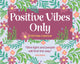 Book cover of: Positivity Vibes Only Box Calendar 2026