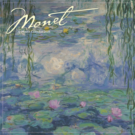 Book cover of: Monet Square Wall Sunday Start Calendar