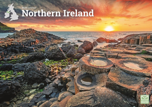 Book cover of: Northern Ireland A4 Calendar 2026