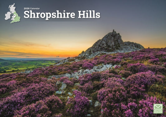 Book cover of: Shropshire Hills A4 Calendar 2026