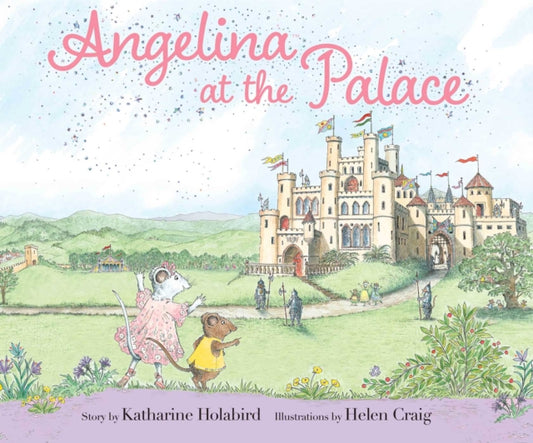 Book cover of: Angelina at the Palace. By: Katharine Holabird