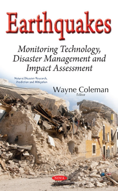 Book cover of: Earthquakes. By: Wayne Coleman