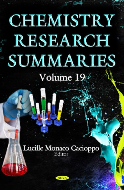 Book cover of: Chemistry Research Summaries. By: Lucille Monaco Cacioppo