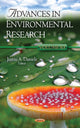 Book cover of: Advances in Environmental Research. By: Justin A. Daniels
