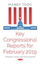 Book cover of: Key Congressional Reports for February 2019 -- Part I. By: Mandy Todd
