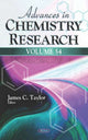 Book cover of: Advances in Chemistry Research. Volume 54. By: Taylor, James C.