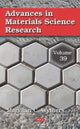 Book cover of: Advances in Materials Science Research. By: Maryann C. Wythers