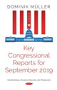 Book cover of: Key Congressional Reports for September 2019. Part VIII. By: Dominik Muller