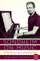 Book cover of: Sondheim on Music. By: Horowitz