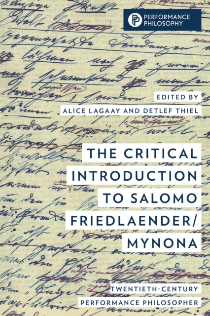 Book cover of: Critical Introduction to Salomo Friedlaender/Mynona. By: THIEL/LAGAAY/FRIEDLA