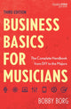 Book cover of: Business Basics for Musicians. By: Bobby Borg
