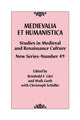 Book cover of: Medievalia et Humanistica, No. 49. By: Reinhold F. Glei