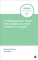 Book cover of: Generalized Linear Models for Bounded and Limited Quantitative Variables. By: Michael Smithson