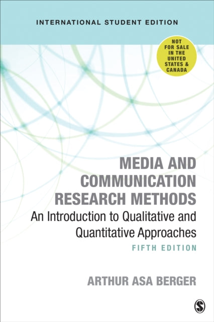Book cover of: Media and Communication Research Methods - International Student Edition. By: Arthur A. Berger