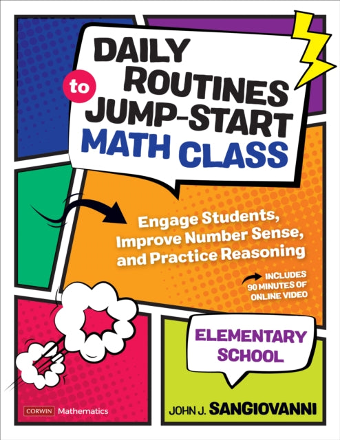 Book cover of: Daily Routines to Jump-Start Math Class, Elementary School. By: John J. SanGiovanni