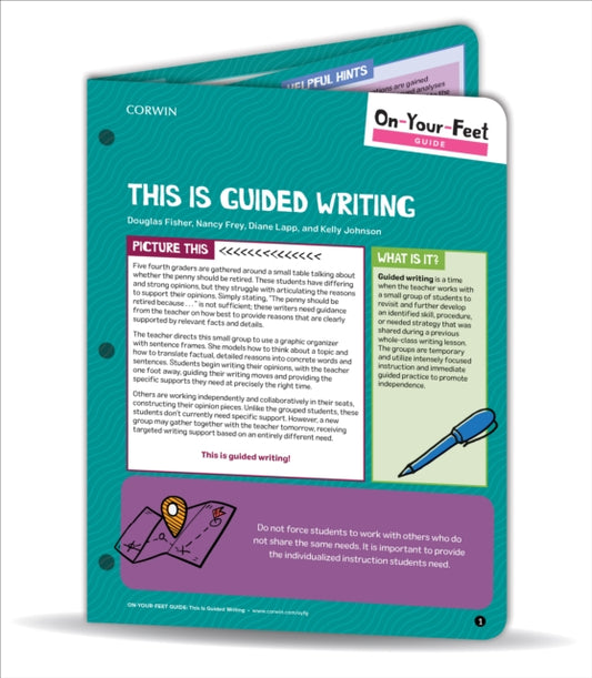 Book cover of: On-Your-Feet Guide: This Is Guided Writing. By: Douglas Fisher