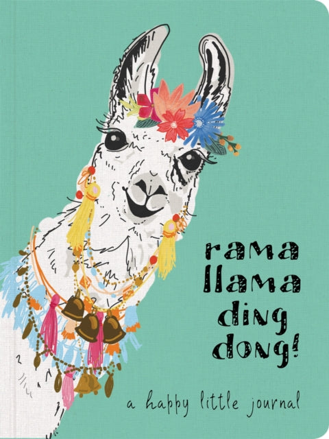 Book cover of: Rama Llama Ding Dong Textured Paperback Journal. By: Ellie Claire