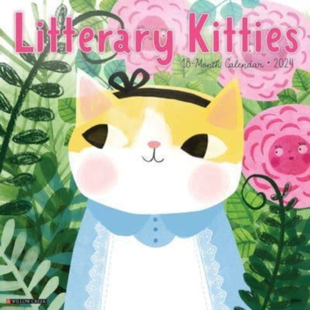 Book cover of: Litterary Kitties 2024 12 X 12 Wall Calendar