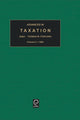 Book cover of: Advances in Taxation. By: Thomas M. Porcano