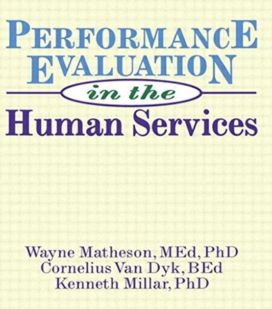 Book cover of: Performance Evaluation in the Human Services