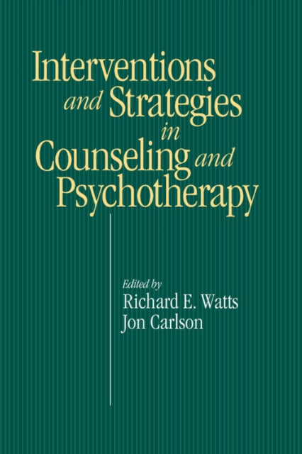 Intervention & Strategies in Counseling and Psychotherapy