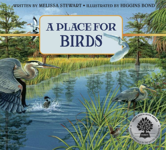Book cover of: Place for Birds. By: Melissa Stewart