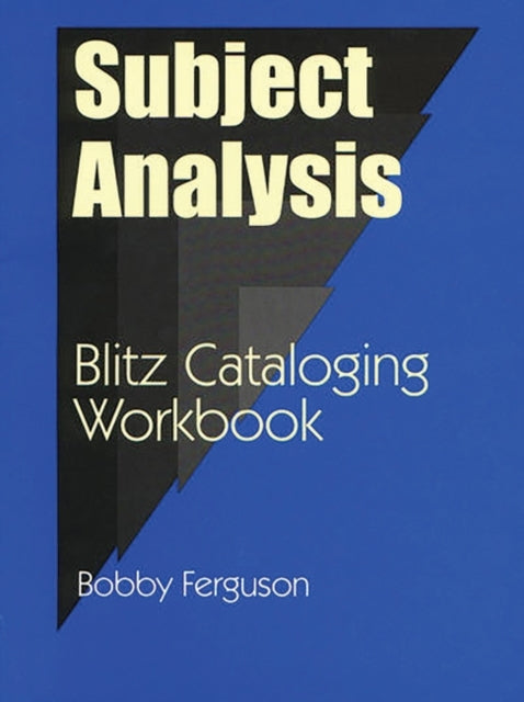 Book cover of: Subject Analysis