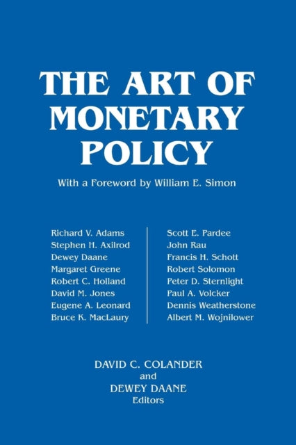 Book cover of: Art of Monetary Policy