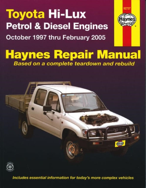 Book cover of: Toyota Hi Lux 4x4 & 4x2 (97-05) Haynes Repair Manual (AUS). By: Jeff Killingsworth