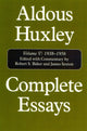 Book cover of: Complete Essays. By: Aldous Huxley