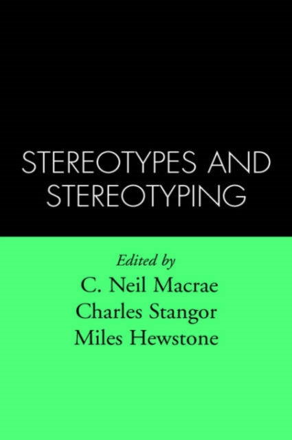 Book cover of: Stereotypes and Stereotyping